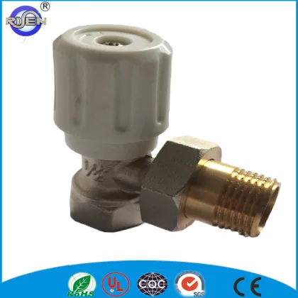 RISEN chrome plating brass electric radiator valve