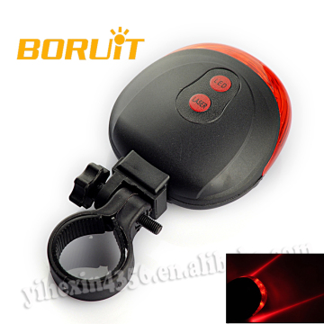 5 LED 2 Laser Bike Bicycle Laser Beam Rear Tail Light