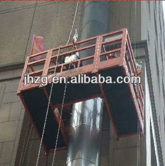 Chimney Suspended Access Platform for High Rise Building, CE Qualification