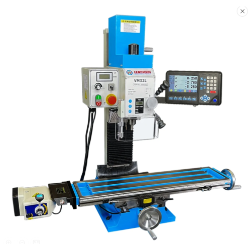 WEISS™ 8" x 33" VM32L-DP / VM32L-DEP Benchtop Milling Machine