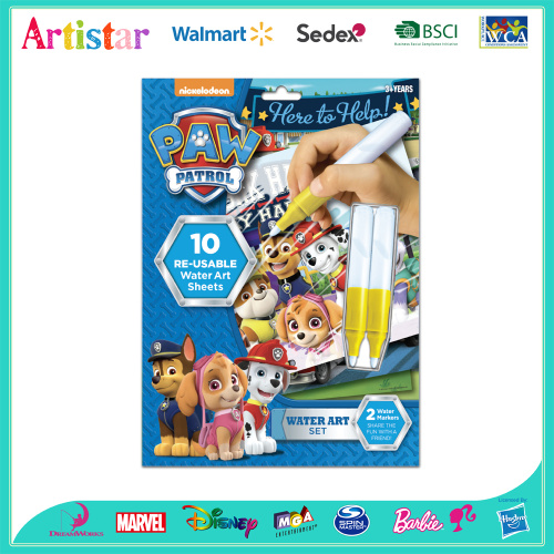 Paw Patrol water art blister card set