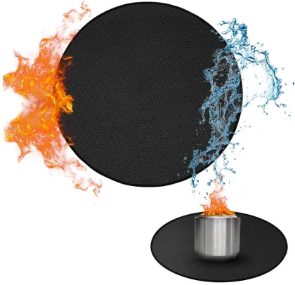 Double Silicone Fiberglass Under Grill Mat