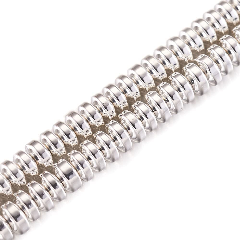 180pcs strand Metal spacer beads