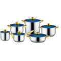 Stainless Steel Cookware with Milk Pot