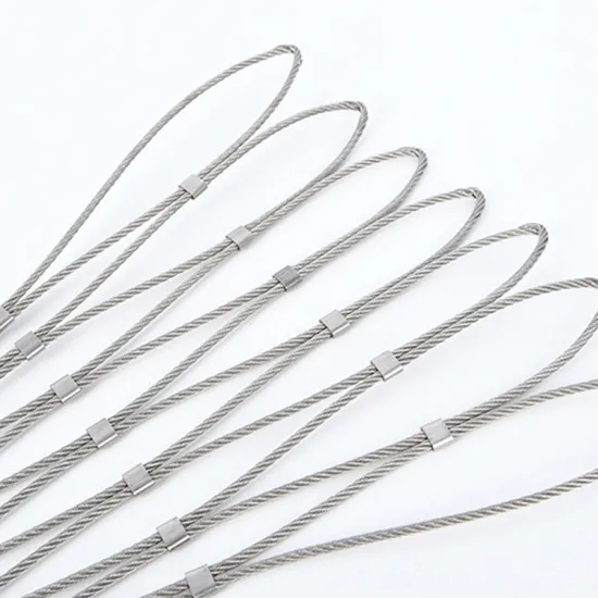 304 316 316L Stainless Steel Wire Rope Net Mesh for Bridge