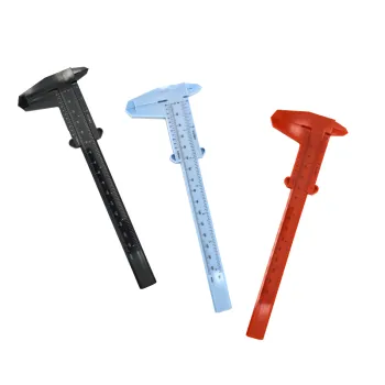 Plastic Tattoo Stencils Vernier Caliper for Eyebrow Measurement Tool