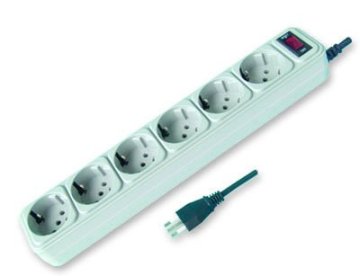 6 Outlets Italian type electrical socket