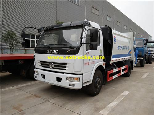 Dongfeng 156hp 5T Malori ya Compactor ya Takataka