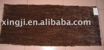 Natural brown color Mink Belly Plate
