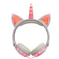 LX-UR107 Stereo Headsets Deluxe Unicorn Headphone