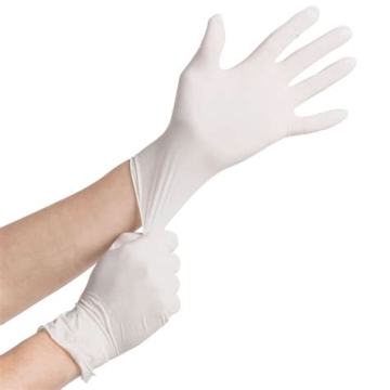 Antistatic latex examination safety gloves