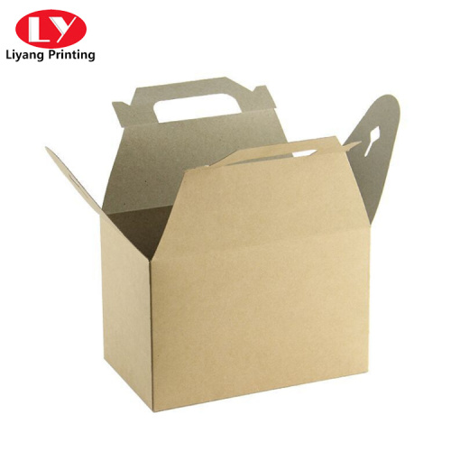 Take away food kraft paper lunch box