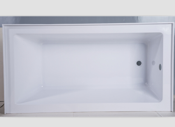 Tile Flange Acrylic Seamless Apron Bathtub of 60"X30"