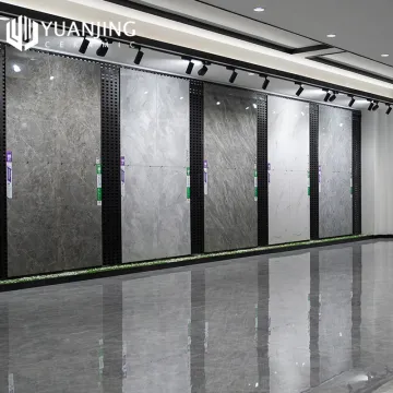 Hot Selling 750x1500mm Glossy Porcelain Anti-Slip Floor Tiles: Large Slab Porcelain Ceramic Flooring Design