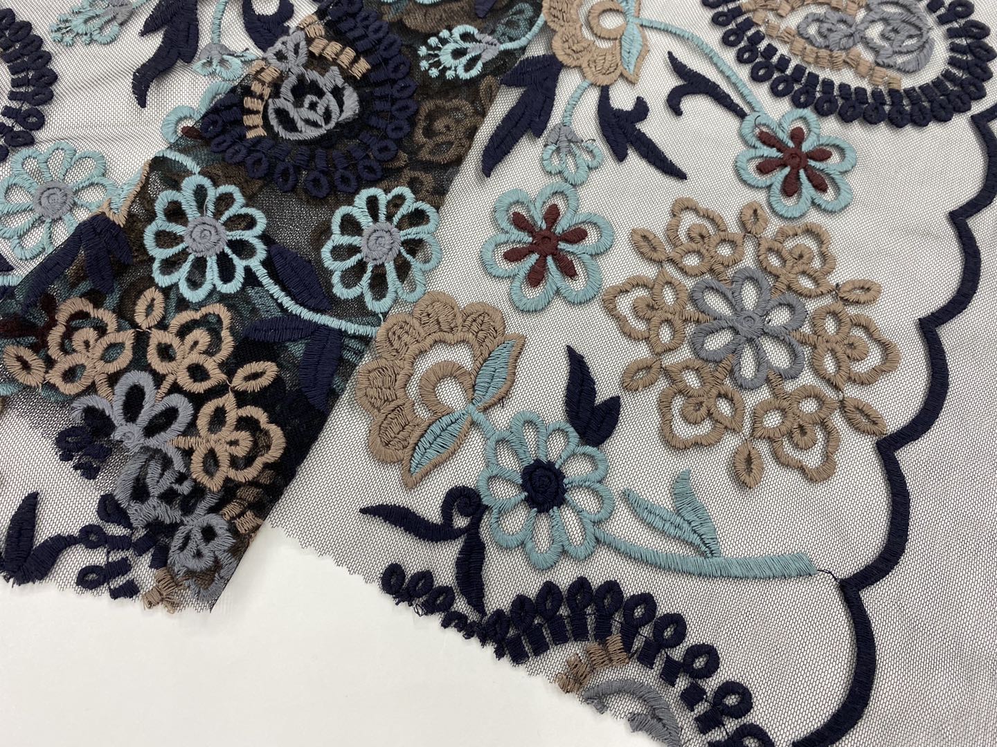 Paisley Embroidery Fabrics