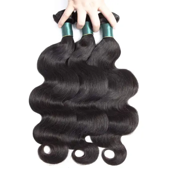 Unprocessed Virgin Brazilian Bundle Extensions Silky Weave Brazilian Natural Hair Bundles Vendor 50 Inch Indnian Body Wave Hair