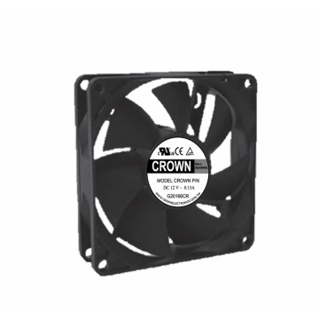 Hot Sale Crown 8025 Ventilador de enfriamiento