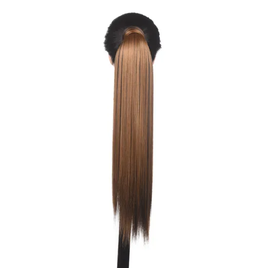 Julianna Hair Vendors Extension Piece Synthetic Fiber Hair Accessories Long 16 17 22 23 26 Inch Wrap Around Ponytail