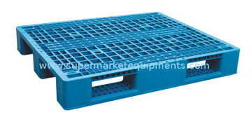High Quality Recycled Rackable Plastic Pallet With 3 Horizontal Bars