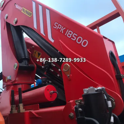 Dongfeng 9 Tonnes Palfinger Knuckle Boom Crane for Sale: A Folding Truck-Mounted Crane