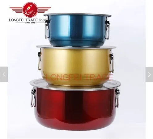 5PCS Stainless Steel Casserole Set Cooking Pot &Pan Cookware Set with Lid