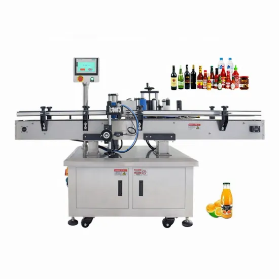 Round Bottle Label Sticking Machine for Beverage Industry (2000*1100*1400mm)