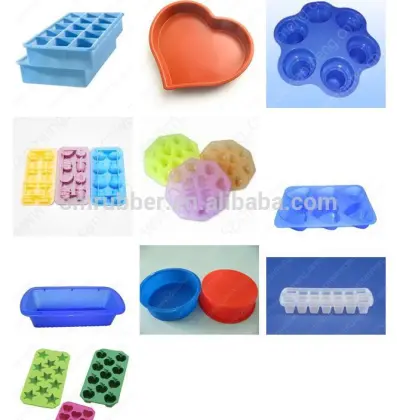 Custom Shape FDA silicone products /silicone baking molds/multi shapes silicone mold