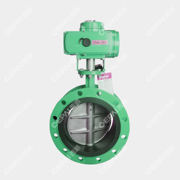 Compact Electric Rubber Lined Butterfly Valve