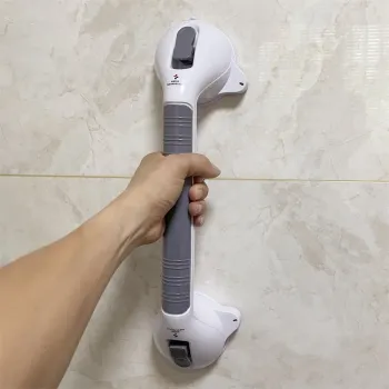 Plastic Safety Grab Bar Bathroom Grip Handle, 16\