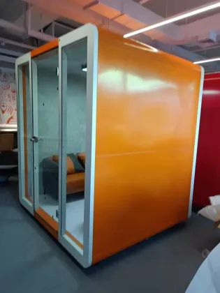 Orange Plenty Pod Acoustic Office Pods
