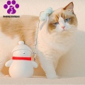 Feathered Snowman Pet Toy for Fun and Play