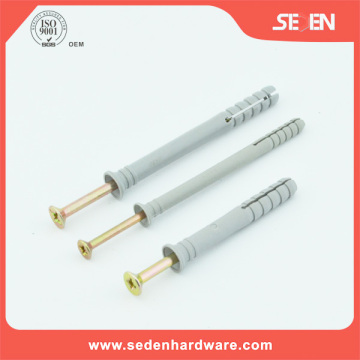 China supplier hammer fix self tapping screws nylon anchor
