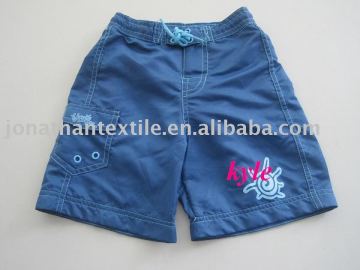 Quality Childrens' beachwear with dyed peach skin material manufacturer
