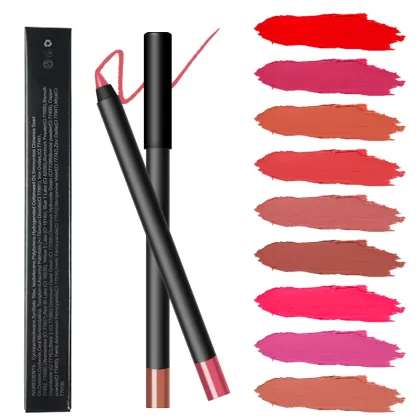 Wholesale Custom Logo Matte Waterproof Deep Brown Lip Liner