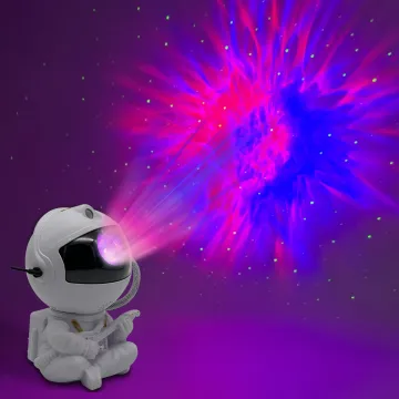 Mini Astronaut Guitar Projection Night Light - Starlight Bedroom Color