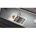 Gold Black Topmount Sink Workstation Sink