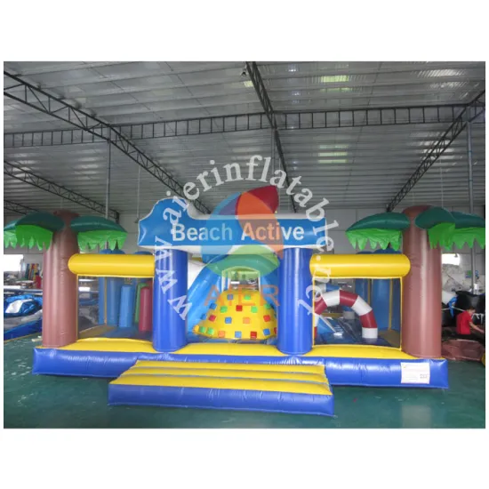 2016 Aier Hot selling Inflatable jungle Funland/Inflatable obstacles/inflatable fun city