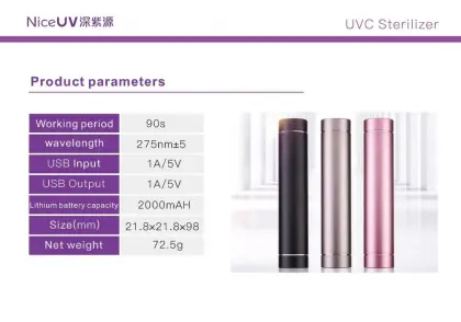 UV disinfection lamps
