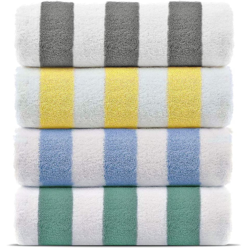 Cotton luxury Striped pool Beach Towel