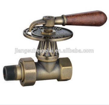 solid brass horizontal valve for classic cast iron radiators 1Mpa 1/2"BSP