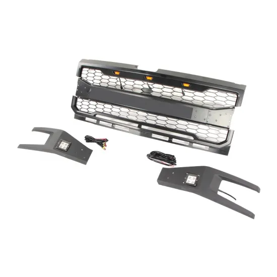 China Auto Parts: 4x4 Pickup Truck Front Bumper Grille with Offroad LED Lights for Chevy Chevrolet Silverado 2019