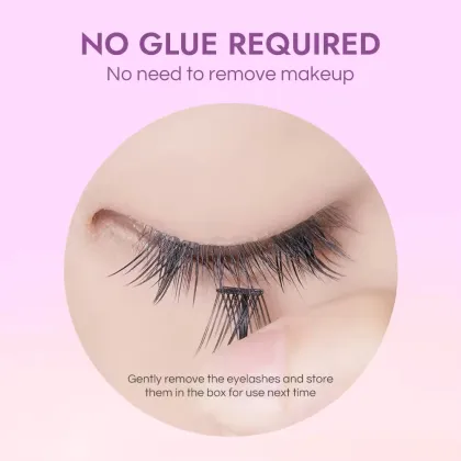 OEM ODM DIY Reusable Self-Adhesive Fan Eyelashes