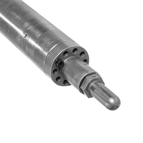 Injection molding machine screw at bariles