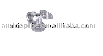 Wall-plated female elbow