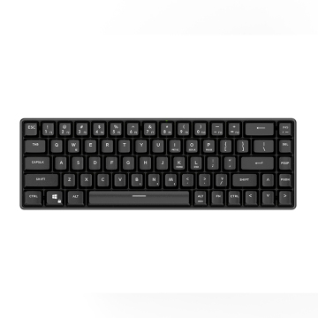 Hot Swap 65% Portable Gaming Keyboard with RGB Backlight and Custom Keycaps - 68 Keys Mechanical Keyboard