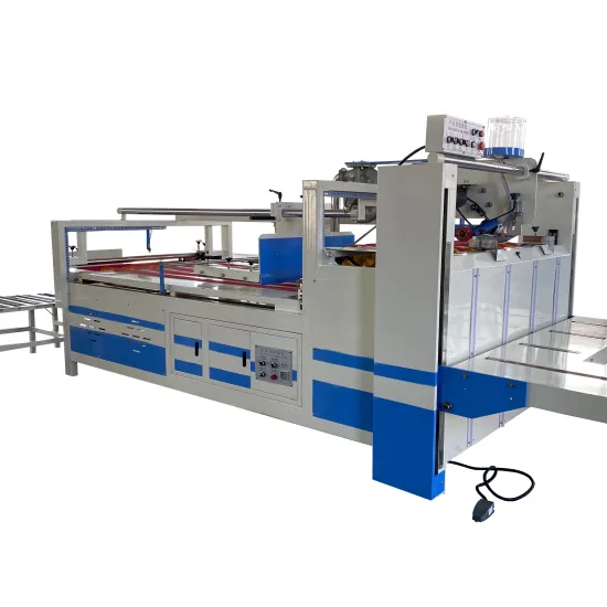 Wholesale Price Semi-Automatic Folder Gluer Machine / Box Gluing Machine