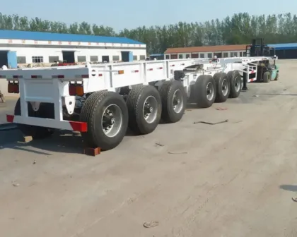 Tri Axle 40FT Flat Bed Semi Trailer