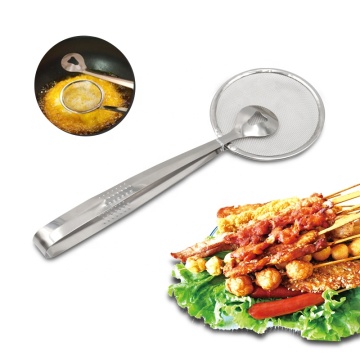 Factory Direct Cheap Kitchen Oil Filter Strainer Skimmer with Clamp