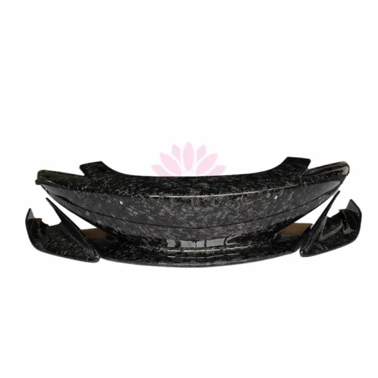 Forged Grain Dry Carbon Fiber Front Bumper for McLaren 540C/570S/570GT - 600LT Style Upgrade Kit