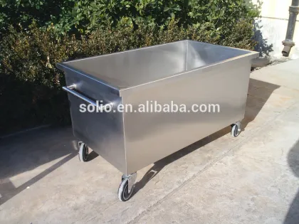 stainless steel cart with wheels/ shopping cart/ trolley cart/ meat cart